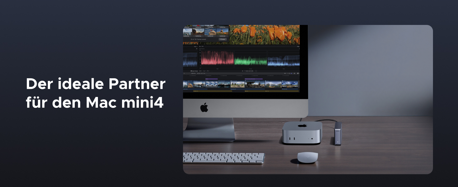 Зовнішній корпус для NVMe SSD UGREEN Thunderbolt 4, 40Gbps, швидкість до 3848МБ/с