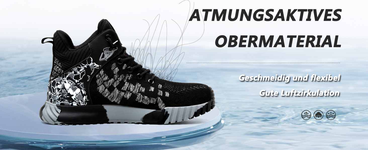 Черевики робочі чоловічі/жіночі, захисні, спортивні, з металевим носком, антиковзаючі, чорні, розміри 37-46 EU