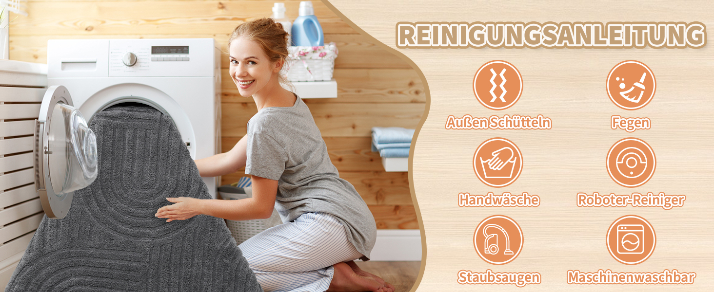 Килим для вітальні 160x230 см, великий пухнастий з коротким ворсом, миючий, сучасний, 3D ефект, антиковзаючий, для їдальні, кухні, спальні (140 x 200 см, сірий)