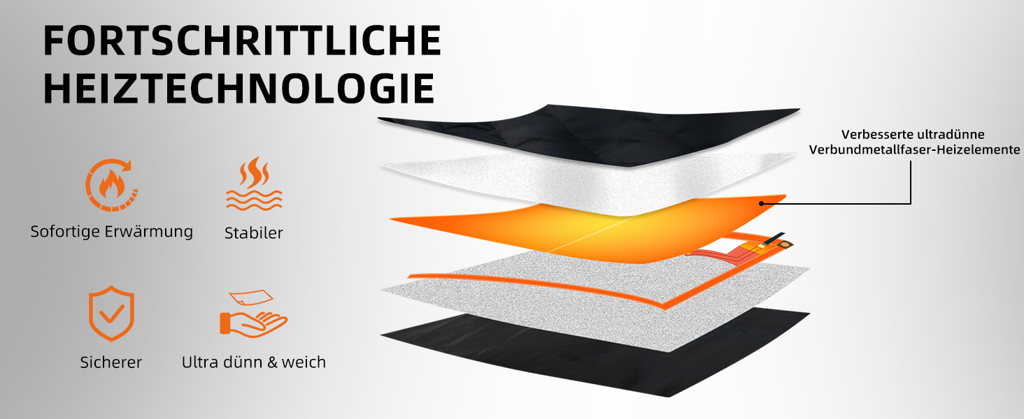 Електрична гріюча жилетка для чоловіків з акумулятором USB, 10000mAh, 4 зони нагріву, 3 режими температури, для зимових прогулянок, машинне прання