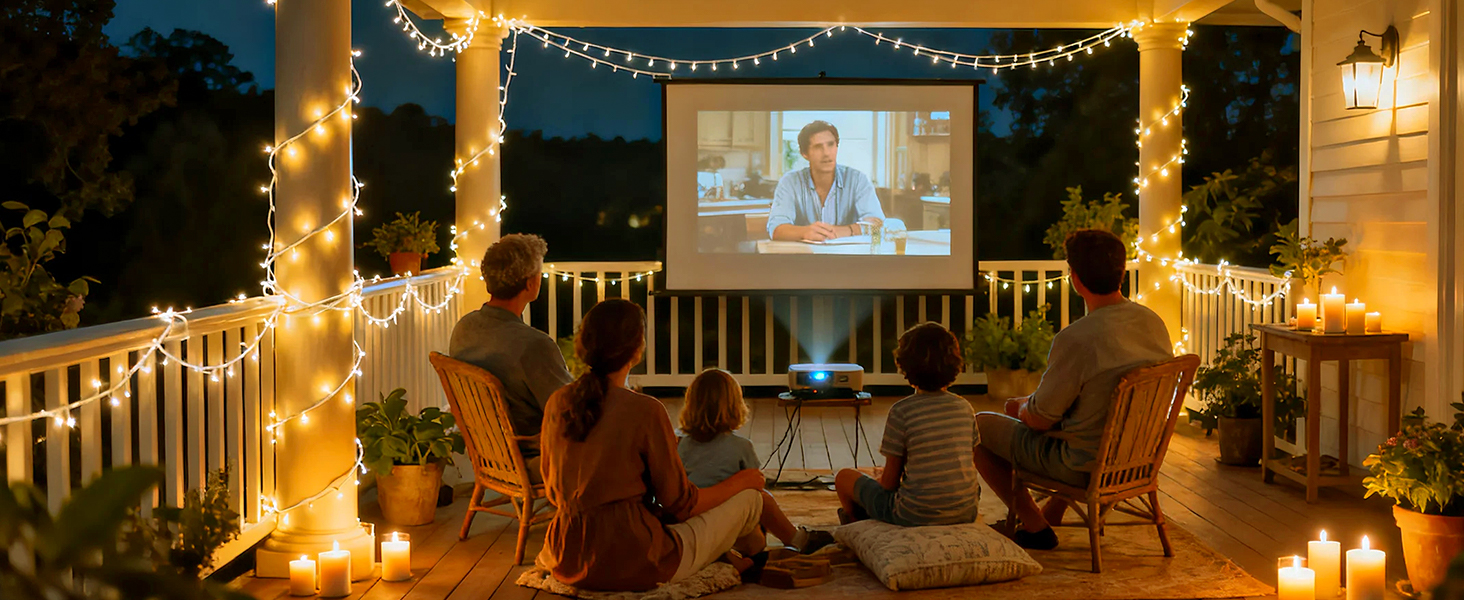 Льонокотова гірлянда світлодіодна 20 метрів, 200 LED, зовнішня, з пультом, таймер, IP65, тепле біле світло, для декору саду, ялинки, балкону, кімнати