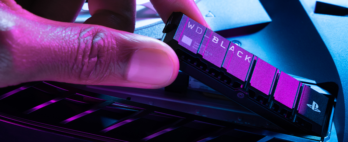 WD_BLACK SN850P 1TB NVMe SSD для PS5: Швидкий накопичувач для ігор з PCIe Gen4 та охолодженням