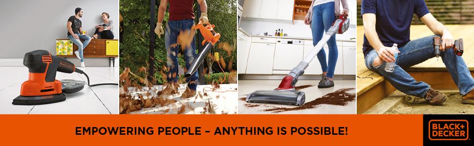 Акумуляторний ударний дриль-шуруповерт Black+Decker BDCH188N (18V, 2 швидкості, патрон 10 мм, регулювання крутного моменту, подвійний біт, без акумулятора та зарядного пристрою)