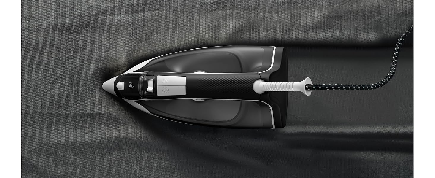 Праска Rowenta Effective DX1530 з парою: потужність 2000W, нержавіюча підошва, 30 г/хв постійна пара, 100 г/хв паровий удар