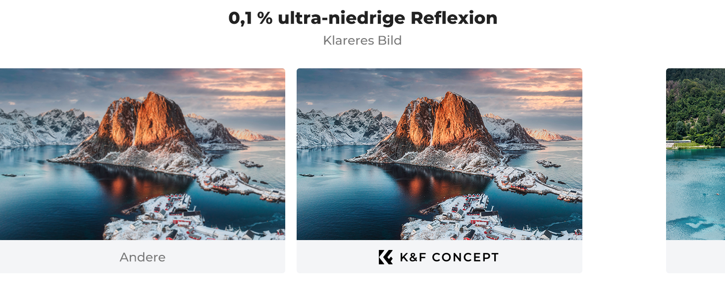 Фільтр K&F Concept 2-в-1 46mm: поляризаційний фільтр True Color та фільтр з ультра-низьким відбиттям, оптичне скло з багатошаровим покриттям Nano-Xcel