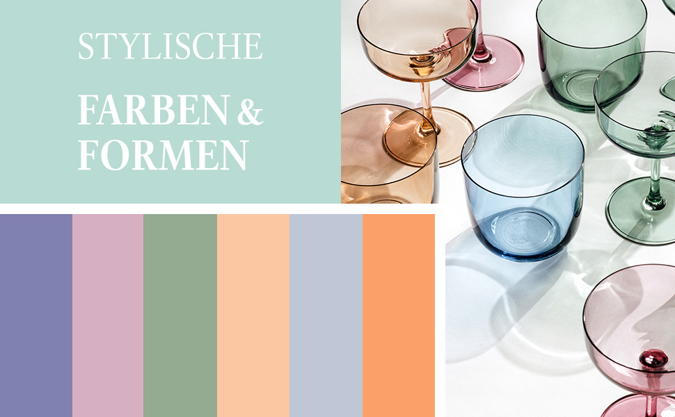 Келих для вина Like Glass Lila від Villeroy & Boch, кришталеве скло, фіолетовий, для посудомийної машини