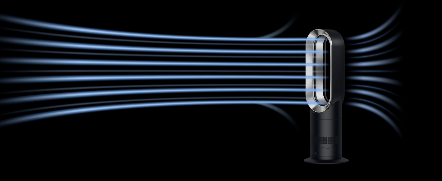Вентилятор Dyson AM07 Air Multiplier Tower, білий. Безлопатевий, потужний, для дому