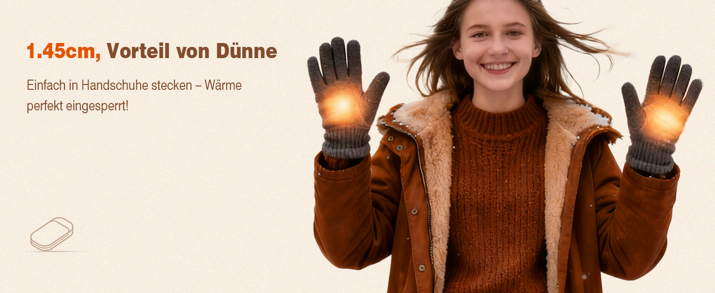 Електричні грілки для рук 2 шт. (5000mAh), компактні, швидкий нагрів, USB, для спорту, кемпінгу, туризму, чорні