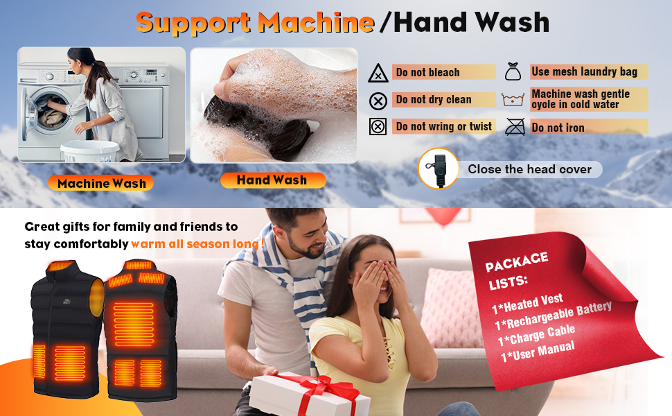 Жилет гріючий чоловічий з акумулятором 10000mAh