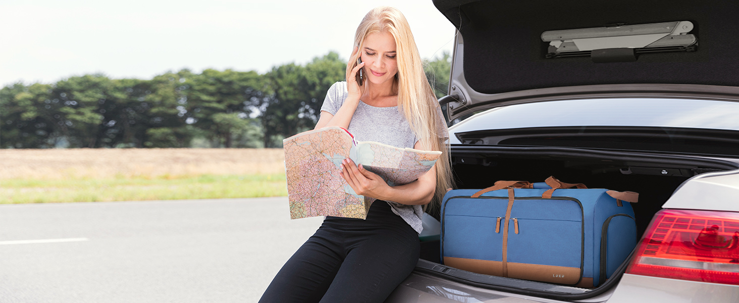 Спортивна сумка Lekesky 80L для подорожей та спортзалу, 45x36x20 см, водонепроникна, з відділенням для взуття (бежево-зелена)