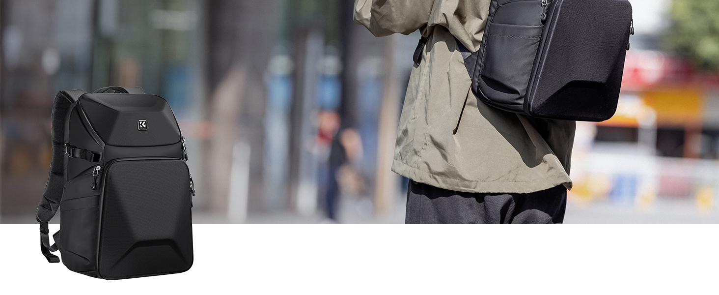 Рюкзак для камери K&F CONCEPT: водонепроникний фоторюкзак для DSLR та цифрових камер (20L)