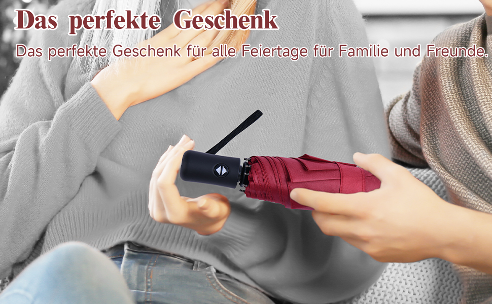 Зонт автоматичний Vicloon, 8 спиць, компактний, водовідштовхувальний, для подорожей та гольфу, темно-зелений