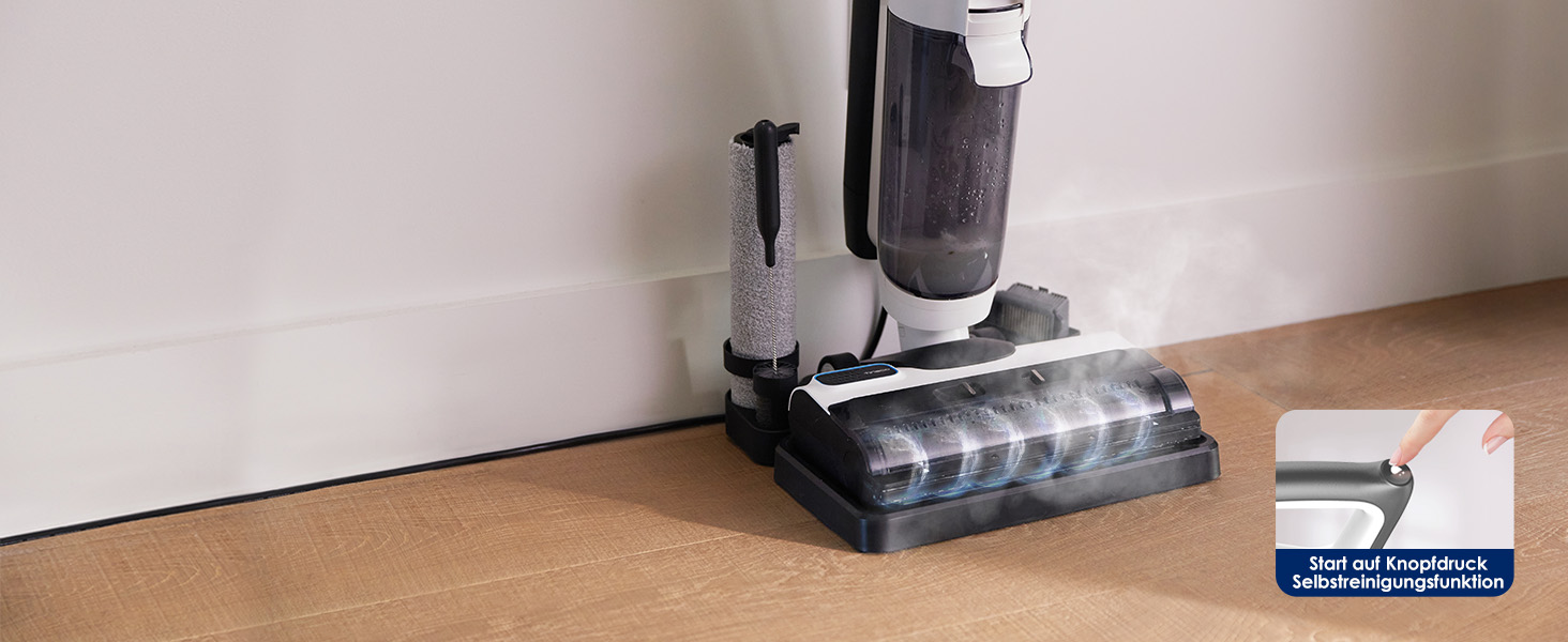 Бездротовий пилосос Tineco S5 Combo: ідеальний для шерсті тварин та липких забруднень, легкий, тихий, з інтелектуальним дисплеєм