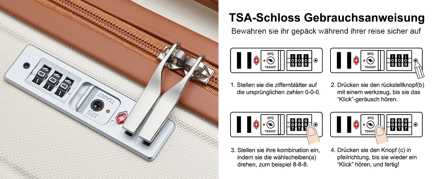 Набір валіз Melalenia 7шт з жорстким корпусом, легкий, з 4 колесами та TSA-замком. Включає косметичку, сумку для подорожей та кулькову сумку (Білий).