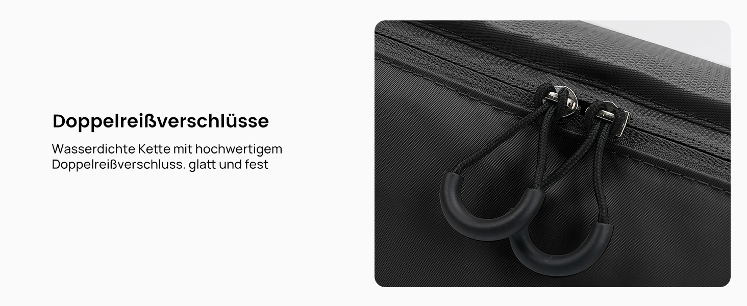 Органайзери для валізи Packing Cubes, 8 шт., водонепроникні, чорні + косметичка