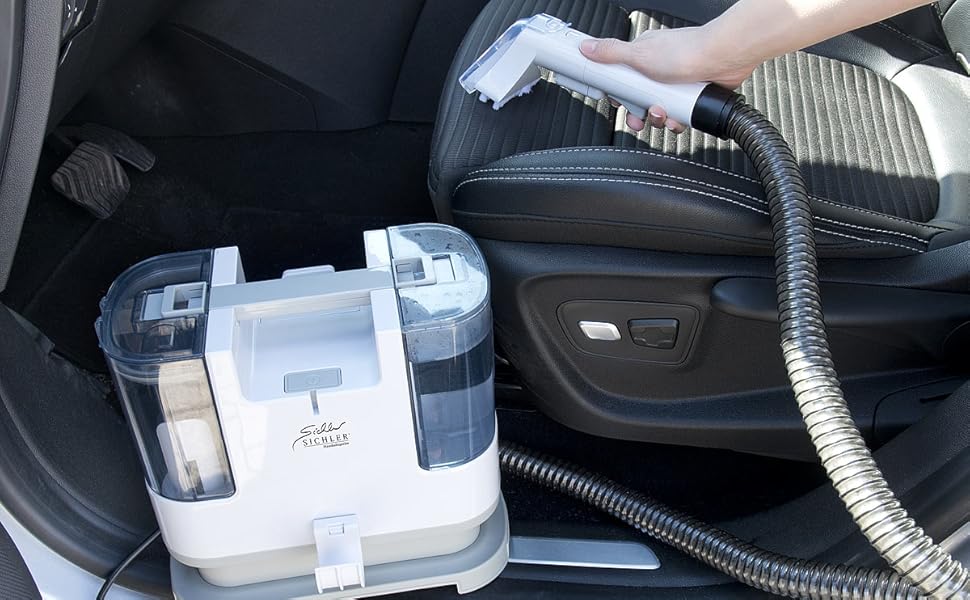 Мийний пилосос Sichler для дому та авто: чищення диванів, крісел, текстилю, 400 Вт, 9 кПа