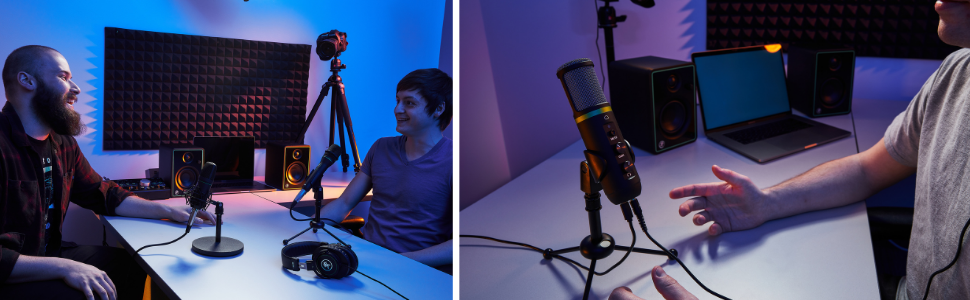 Мікрофон конденсаторний великої мембрани Mackie EM-91C для професійних студійних записів, XLR