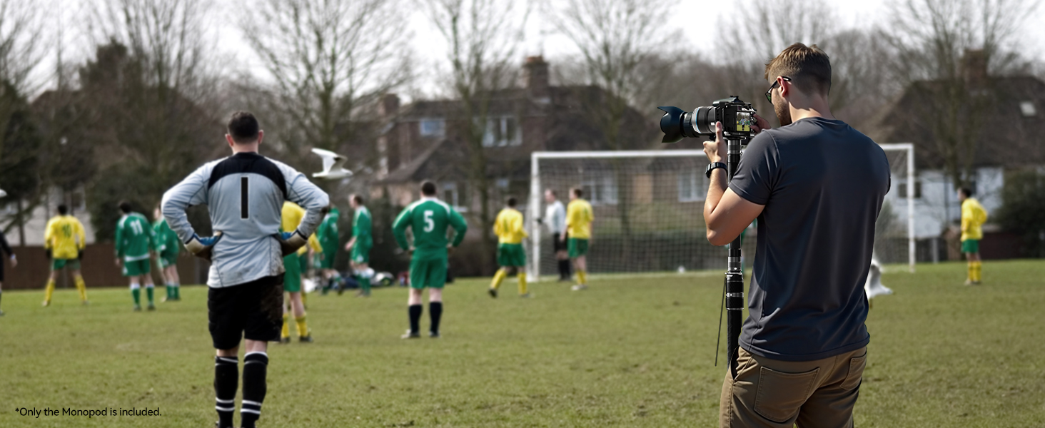 SIRUI Монопод з вуглецевого волокна з системою швидкого кріплення | 165см, професійний, 3-в-1, вантажопідйомність 10кг, для DSLR та відео (SVM-145P)