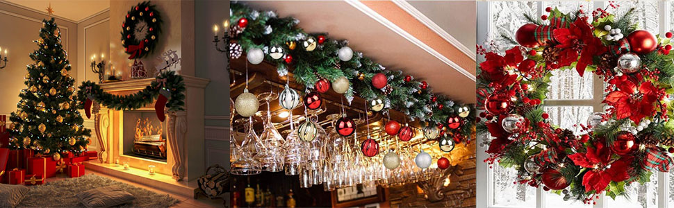 Набір ялинкових прикрас 36 шт. темно-синій, 6 см - ялинкові кулі для декорування