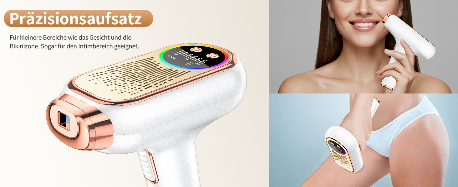 Пристрій для епіляції NIKYJM IPL з лазером, безболісна епіляція, 3 функції (HR/SC/RA), 9 рівнів, 999 999 імпульсів для дому, для всього тіла