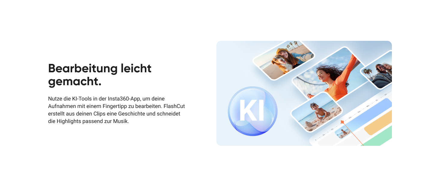 Insta360 Flow 2 Pro Gray – Професійний гіростабілізатор для смартфона з Apple DockKit, AI-tracking, інтегроване штатив/селфі-стік, для мобільного влогінгу та подорожей, сірий колір