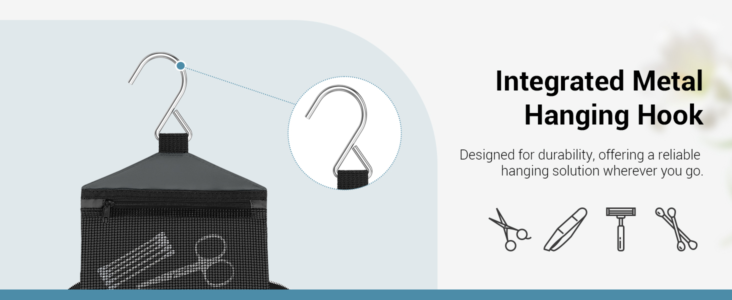 Сумка для туалетних аксесуарів Maliton: велика водонепроникна сумка-органайзер для подорожей, спорту та басейну | 4 відділення | Складана та компактна (Сірий)