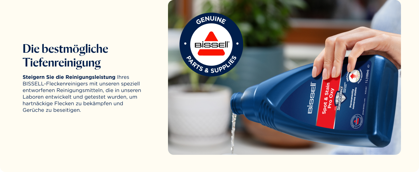 BISSELL SpotClean ProHeat Advanced: Професійний мийник килимів та м'яких меблів, 1125W, з кабелем, 3924N