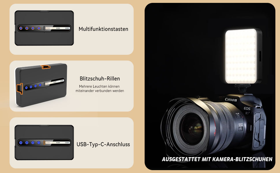 LED кільцеве світло для iPhone та смартфонів Handy Licht: 90 світлодіодів, бездротове, для селфі, макіяжу, відеозв'язку, TikTok, Vlog