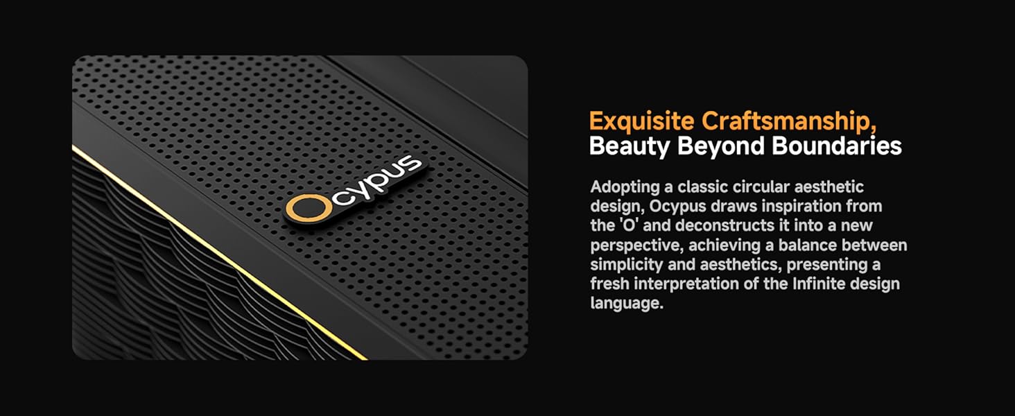 Ocypus Iota A62 BK: Кулер для CPU з цифровим дисплеєм, 6 heatpipes, 2 x 120mm вентилятори, підтримка AMD AM4/AM5, Intel LGA 115X/1200/1700/1851