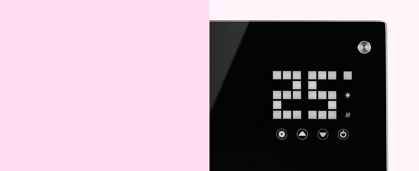 Електричний конвектор Klarstein: мобільний нагрівач з термостатом, 2000 Вт