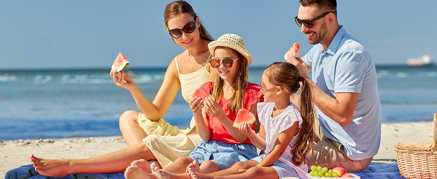 Килимок туристичний самонадувний Ciskotu 8 см з подушкою для кемпінгу, пікніків та подорожей (синьо-сірий)