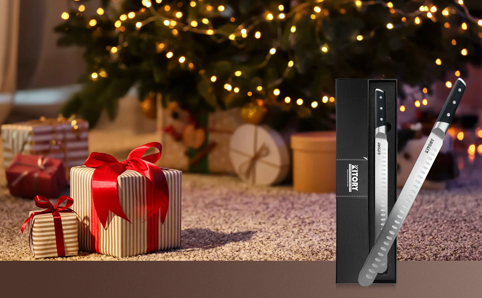 Kitory Hackmesser 18 см, кухонний ніж-сікач з нержавіючої сталі, з ручкою Pakkawood (Mtd01de)