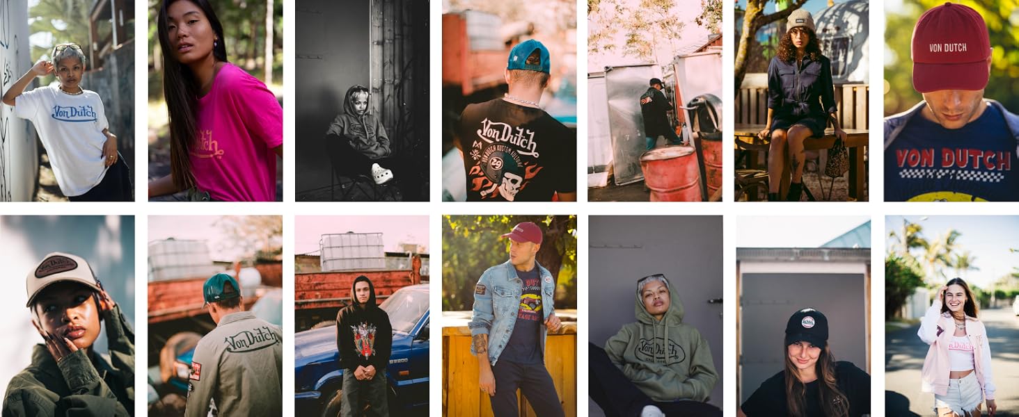 Кепка Von Dutch унісекс, тракер з бейсболкою (Snapback), зелена