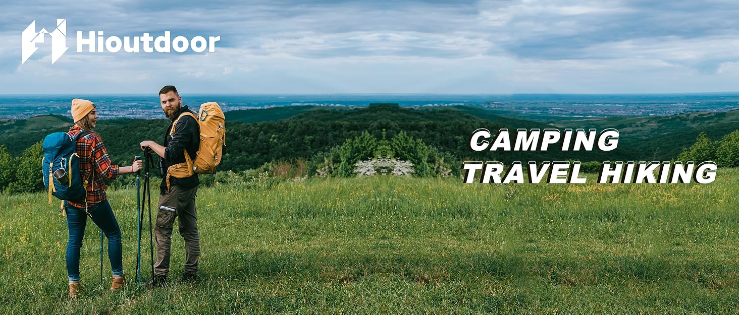Каремат самонадувний Hioutdoor 10 см для кемпінгу, трекінгу та відпочинку на природі. Легкий, з насосом-помпою та подушкою. Сірий.