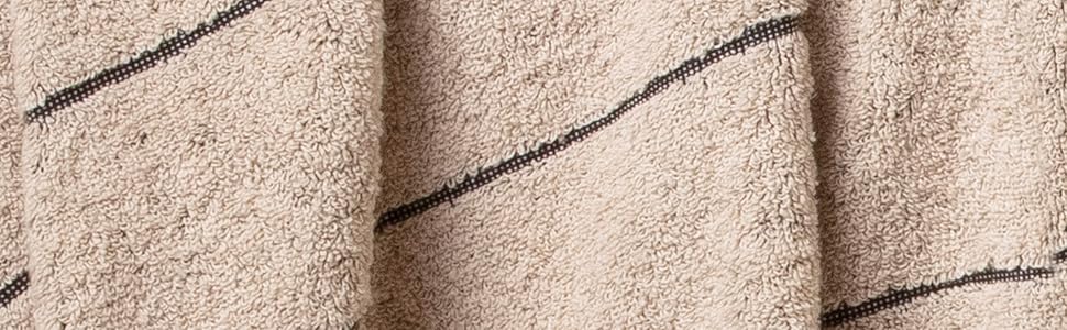 Möve Eden Cotton Bath Mat - Textured, 60x100cm - Nature/Black - Single