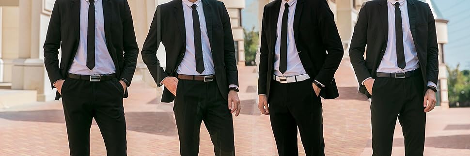 Чоловічий шкіряний ремінь Fabio Valenti – для костюмів, джинсів, уніформи, з односторонньою пряжкою, дизайн США, 40-42, махагон