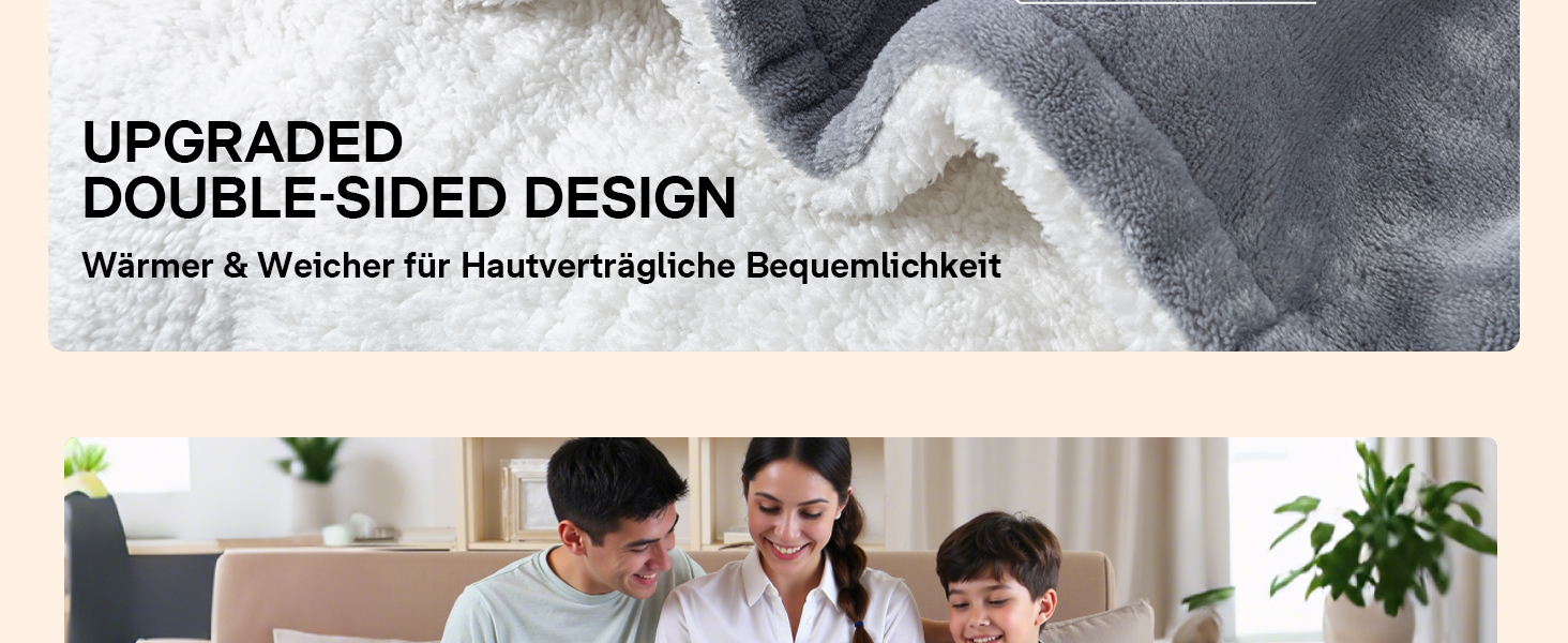 Електрична ковдра ALLJOY з автовимкненням, 180x150 см, 9 рівнів нагріву, для подарунків чоловікам та жінкам