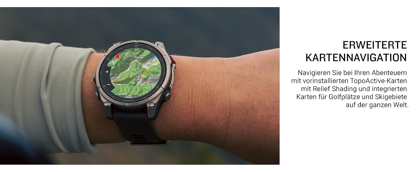 Розумний годинник Garmin fēnix 8 PRO Graphite 51mm: Multisport, AMOLED, 10 днів батареї, GPS, EKG, музика