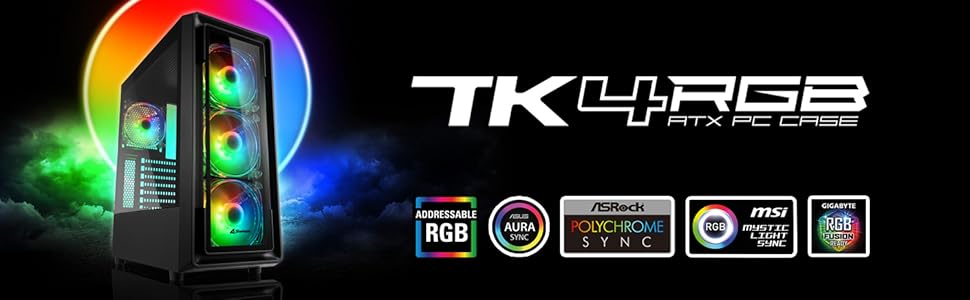 Sharkoon TK4 RGB - корпус для ПК з підсвічуванням RGB