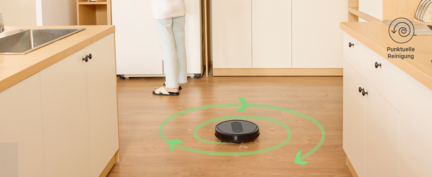 Робот-пилосос Vactidy Nimble T7 з функцією миття підлоги, потужність 2800Pa, час роботи 120 хвилин, керування через Alexa/App/Siri, для видалення шерсті тварин та прибирання килимів