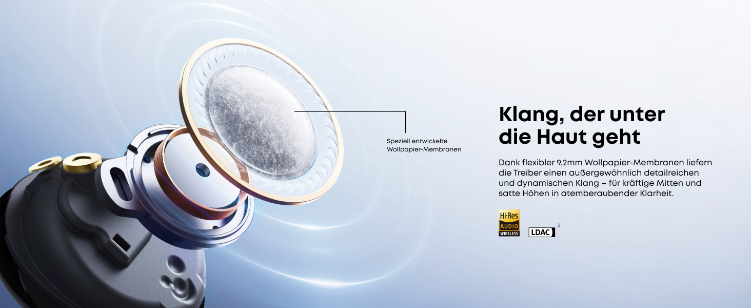 Soundcore Liberty 5: Бездротові навушники з активним шумозаглушенням (ANC) та Dolby Audio, Чорний