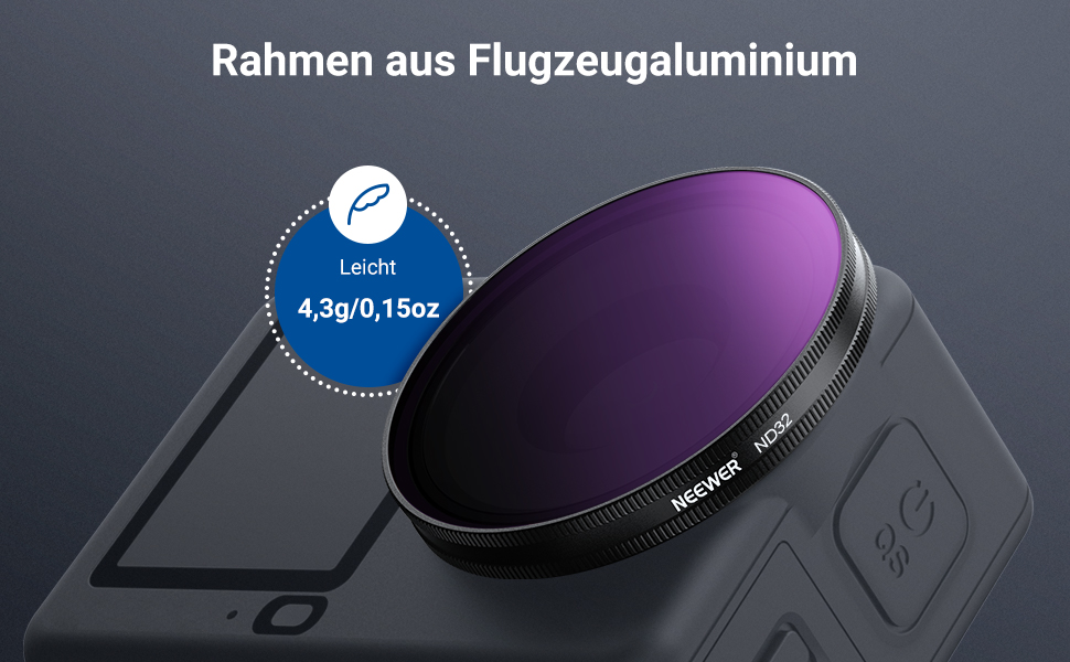 Набір фільтрів NEEWER CPL + ND для DJI Osmo Action 6 (FL-B2) - 6 шт.