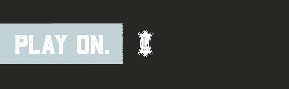 Гітарний ремінь Levy's Leathers з замшевої шкіри, чорний, з візерунком Paisley, ширина 7,6 см (PMS44T03-BLK)