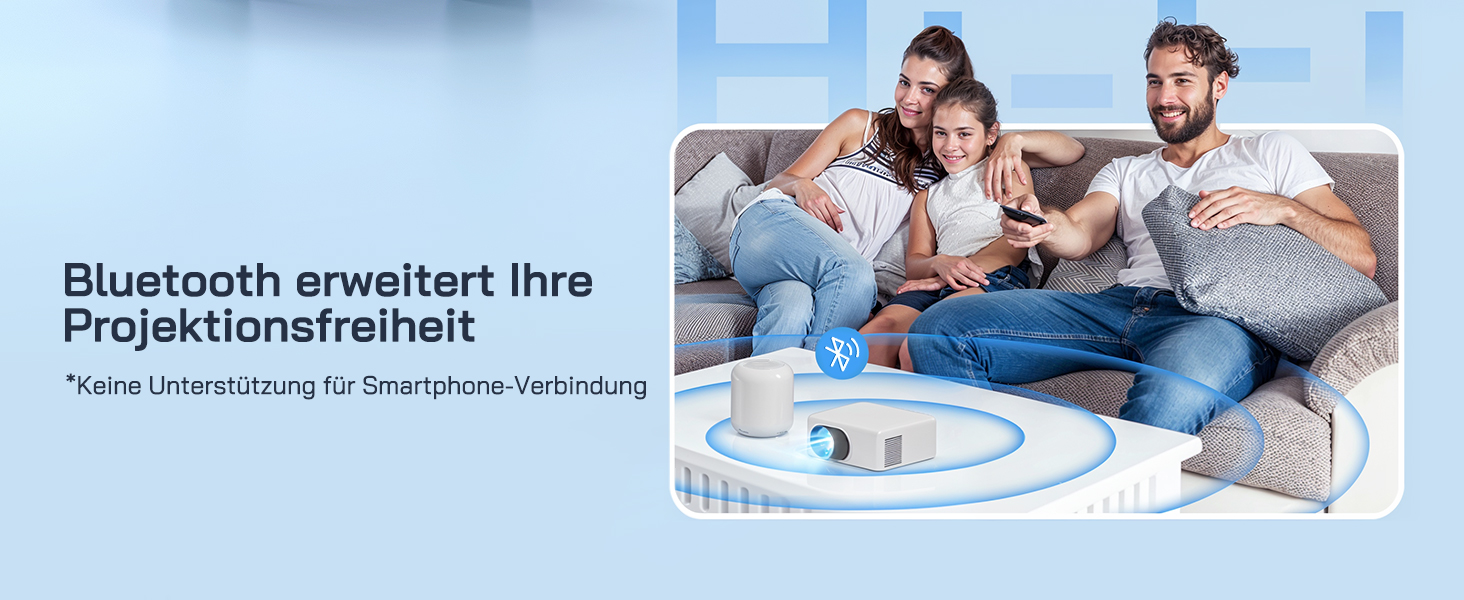 Міні-проектор WOLFANG з штативом, 1080P Full HD, портативний проектор для телефону, кінотеатр на відкритому повітрі, сумісний з HDMI, USB, смартфоном, планшетом, ПК, TV Stick, AV, Micro SD