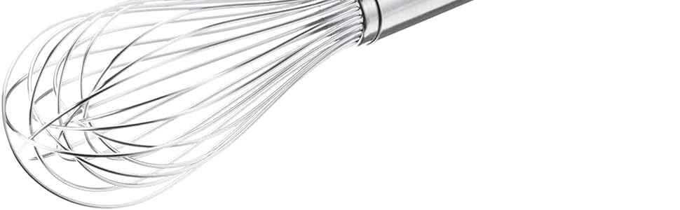 Збивач RÖSLE з нержавіючої сталі 18/10, 27 см, з міцним руків'ям та петлею для підвішування, сріблястого кольору, придатний для миття в посудомийній машині