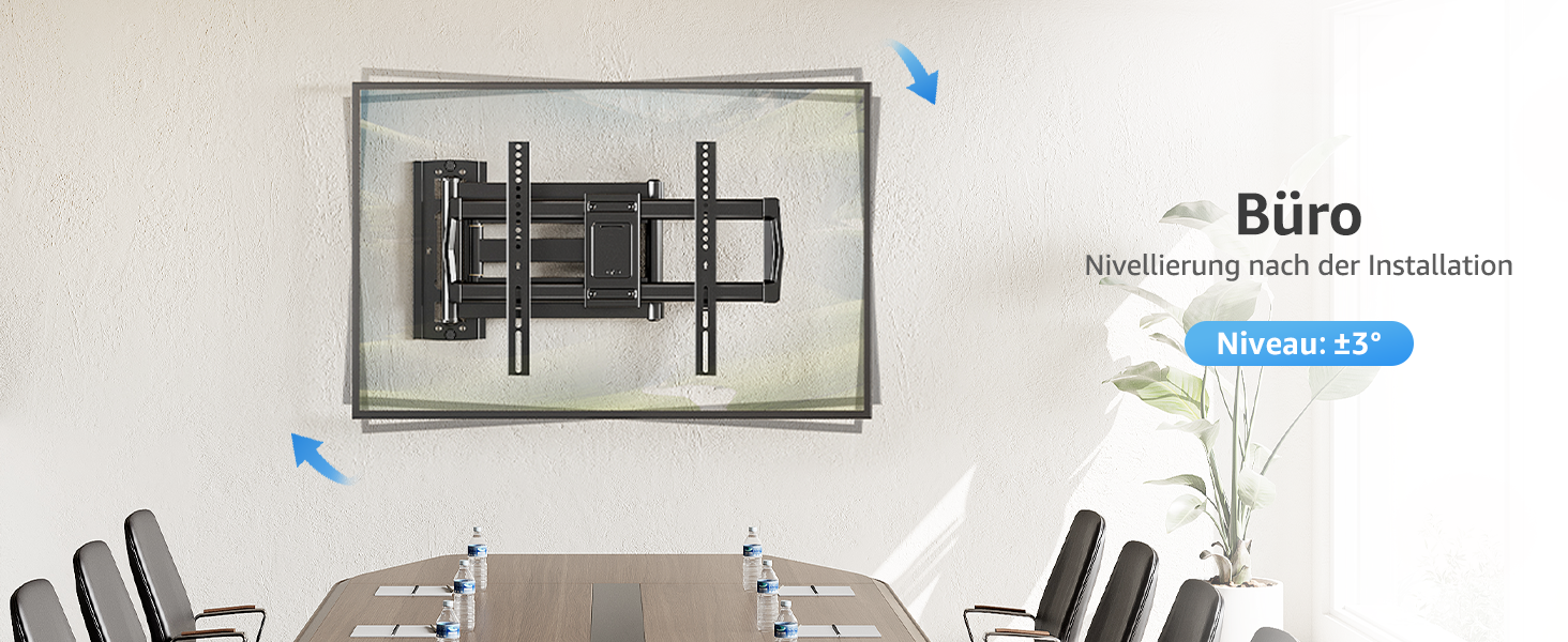 Кріплення для телевізора MOUNTUP 962mm з подовженою ручкою для телевізорів 42-75 дюймів (до 45 кг), поворотне та нахильне, VESA 600x400mm, EU0047-L