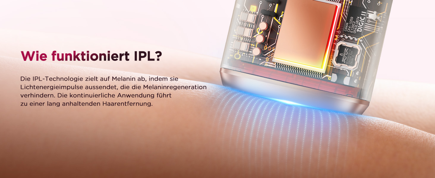 Пристрій для епіляції IPL Haarlosy з функцією охолодження - безболісна епіляція лазером, 3 функції (HR/SC/RA), 9 рівнів, 999 900 імпульсів для жінок та чоловіків, для тіла, ніг, зони бікіні, пахв (білий)