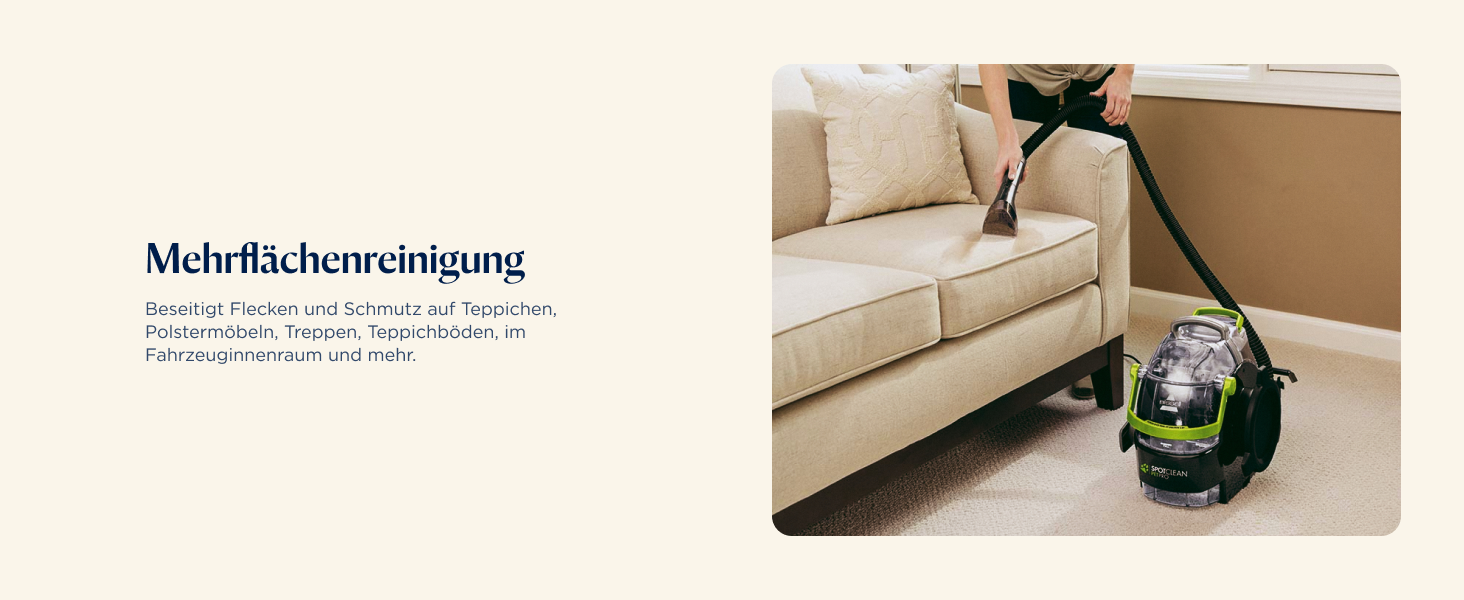 BISSELL SpotClean Pet Pro: портативний мийник для килимів та м'яких меблів, для власників домашніх тварин, 750W, 15585 SpotClean PetPro