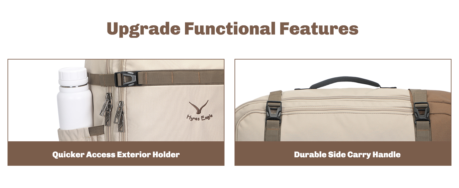 Рюкзак-валіза Hynes Eagle 42L з колесами для подорожей та бізнесу, 54x35x23 см, блакитний, 2024.