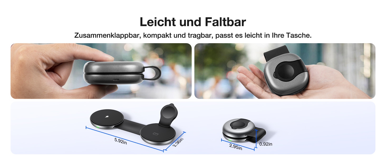 Бездротова зарядка 3-в-1 з MagSafe: для iPhone, Apple Watch, AirPods (20W)